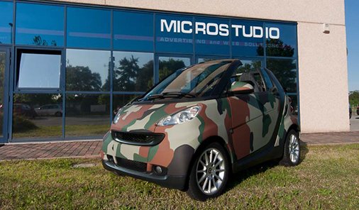 Car Wrapping Camouflage Treviso