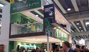 advertising and stand decorations