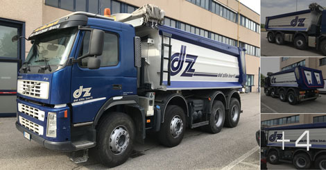 Decorazione pubblicitaria Automezzo pesante - Camion Ghiaia