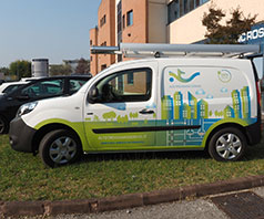 Wrapping pubblicitario Kangoo Elettrico
