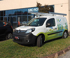 Pellicola Adesiva pubblicitaria Kangoo Elettrico
