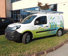 Rivestimento Pellicola Adesiva Automezzo Elettrico