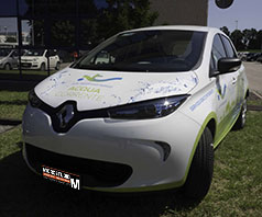 Rivestimento pubblicitario Zoe Renault