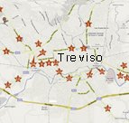 mappa striscioni stradali Treviso