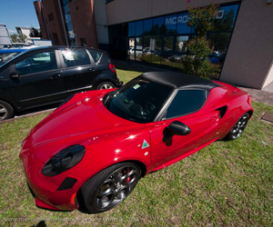 Pellicola antisasso Alfa Romeo 4C wrapping Treviso