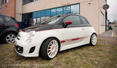 Fiat 500 abarth twin color