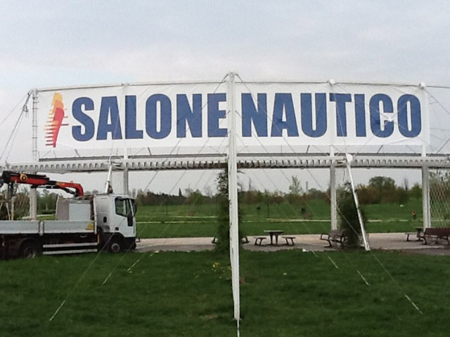 striscione salone nautico Venezia