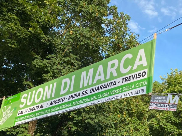 Striscione stradale Treviso