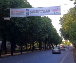 Striscione Pubblicitario con Corde | Treviso