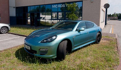 Car Wrapping Porsche Panamera Treviso