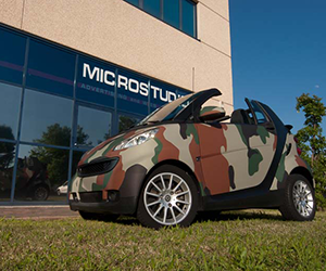 car wrapping camouflage Treviso