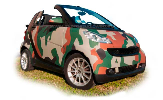 Car Wrapping Camouflage Treviso