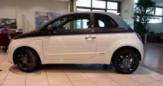 Wrapping Nero opaco e Jeans Fiat 500