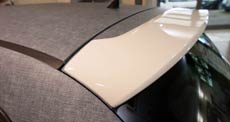 Rivestimento jeans tettuccio e spoiler Fiat 500