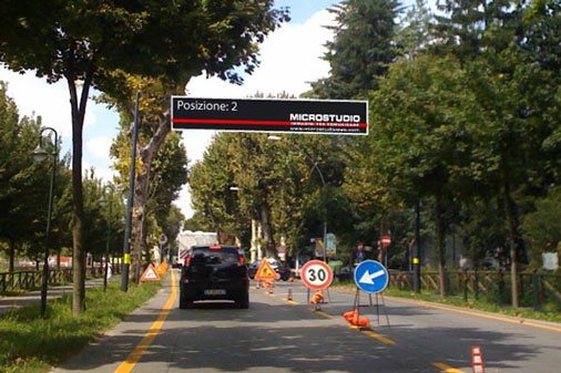 Striscione pubblicitario Treviso | Viale Cairoli Treviso | palo 2 | microstudioweb.com Striscione pubblicitario Treviso - Viale Cairoli Treviso, palo 2