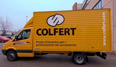 Reclamizzazione camion Colfert