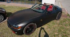 Car Wrapping Nero Opaco Bmw Z4