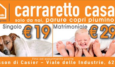 pubblicità carraretto casa