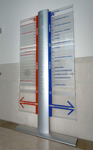office indoor directional sign