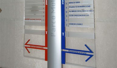 Indoor directional sign