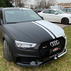 Audi A3 wrapping black