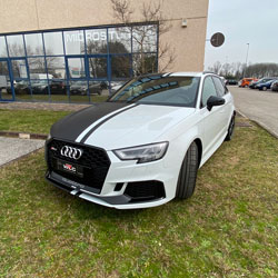 Wrapping bicolor bianco lucido nero opaco