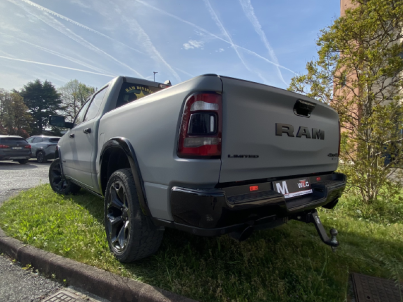 Dodge Ram Car Wrapping Grey