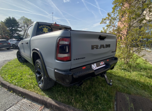 Dodge Ram Wrapping Grey Retro